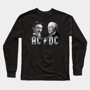 AC/DC - Tesla vs. Edison Long Sleeve T-Shirt